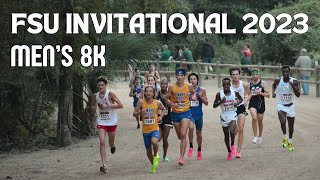 FSU XC Invitational 2023  Mens 8k Race [upl. by Notnel]