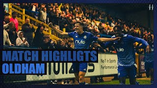 Highlights FC Halifax Town vs Oldham Athletic 100924 [upl. by Akinat]