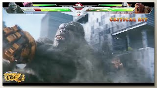 Godzilla amp Kong vs Scar King amp Shimu with Healthbars  GxK 2 TNE Trailer  Concept Game UI 6 [upl. by Penoyer333]