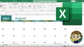 Creating a Calendar in Excel [upl. by Aloysius255]