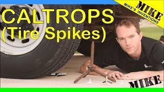 Caltrops TirePopping Spikes  Mikes Inventions [upl. by Sholley]