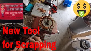 My new tool for scrapping copper motors [upl. by Maggie]