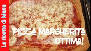 Come fare una pizza margherita fatta in casa ottima [upl. by Onahpets]