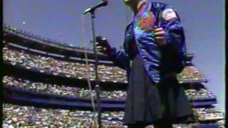 Cyndi Lauper nails National Anthem PERFECT [upl. by Nyllek]