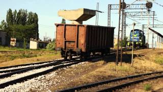 PKP cargo SM42 1085 zrzuca węglarkę z górki rozrządowej [upl. by Oinesra296]