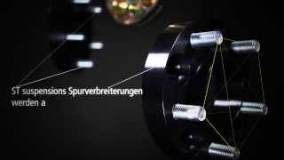 ST Spurverbreiterungen  ST Wheel Spacers [upl. by Aiyotal349]