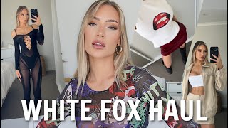 WHITE FOX BOUTIQUE HAUL  DISCOUNT CODE Im obsessed w everything [upl. by Aseneg500]