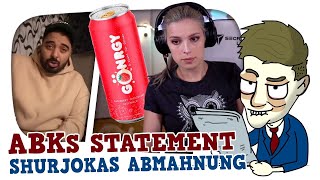 SHURJOKAs NEUE ABMAHNUNG wegen GÖNERGY  ABK emotionales STATEMENT  Cake News 241 [upl. by Bevis822]