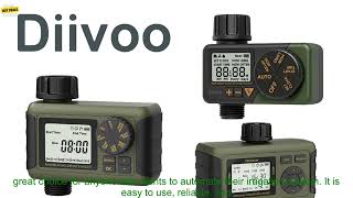 1005005646502686 Diivoo Sprinkler Timer Automatic Irrigation Equipment Programmable Dri [upl. by Esorylime]