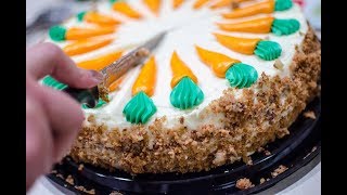 THE BEST CARROT CAKE  CREAM CHEESE FROSTING  BY CRAZY HACKER [upl. by Anailil]