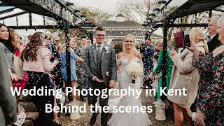 Kent Wedding Photographer  Behind the scenes [upl. by Sievert]