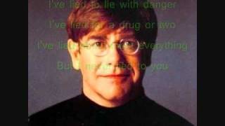 Elton John  Lies WITH LYRICS [upl. by Nocam]