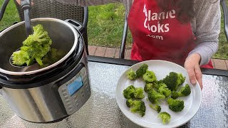 Instant Pot Steamed Broccoli Recipe  How To Cook Broccoli In The Instant Pot  So Easy And Healthy [upl. by Learsiy]