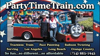 Party Time Train Trackless Train Rental [upl. by Eibloc640]