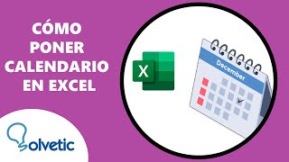 Como Poner Calendario en Excel [upl. by Ailiec]