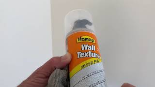 Demo  Homax Pro Grade Aerosol Wall Texture Waterbased Orange Peel [upl. by Deuno]