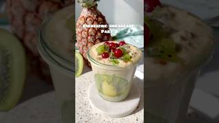 Exotic pineapple kiwi and nuts pudding🍍🥝✨ shorts healthyeats [upl. by Enttirb]