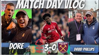 NOTTINGHAM FOREST HAMMER WEST HAM AS REDS CLIMB 3RD IN THE PREMIER LEAGUE  MATCH DAY VLOG [upl. by Allicerp384]