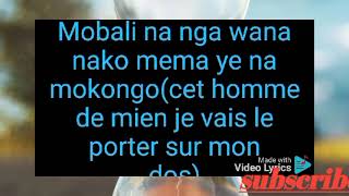 MOBALI NA NGAI WANA by MBILIA BEL lyrics and french translation parole dune chanson [upl. by Brandtr]