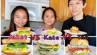 Janet vs Kate vs Tad Cookoff Battle [upl. by Atinihs]