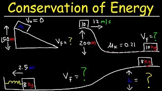 Conservation of Energy Physics Problems [upl. by Seibold280]