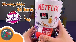 Những món đồ tí hon phiên bản NETFLIX Mini Brands ToyStation 911 [upl. by Horter]