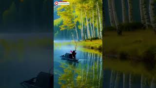 Fisherman catches fish in nature shorts enjoythenatureoftheworld nature [upl. by Reimer]