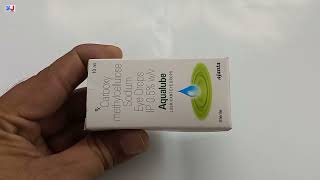 Aqualube Lubricant Eye Drops  Carboxymethylcellulose Sodium Eye drops ip 05 Uses  Aqualube Eye [upl. by Janik777]