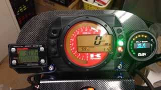 ZRX1200R Z1000メーター換装動作確認 [upl. by Kalagher660]