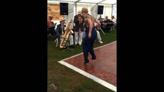 Helen Rogers tap dancing at the Brooklands Double Twelve Event [upl. by Ailuig]