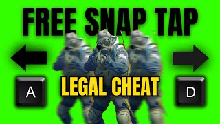 CS2 FREE SNAP TAP ON ANY KEYBOARD LEGAL CHEAT [upl. by Nala208]