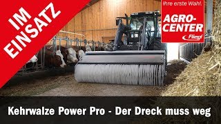 Kehrmaschine Power Pro am Schlepper im Einsatz  Fliegl [upl. by Asnarepse179]