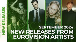 New RELEASES from Eurovision artists  September 2024  Part 2  RECAP [upl. by Carlos]