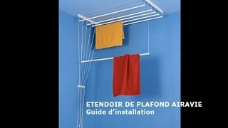 Etendoir plafond AIRAVIE  installation [upl. by Nett]