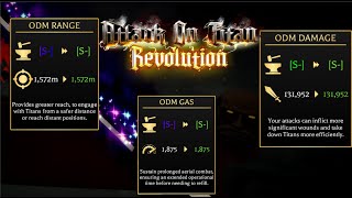 FASTEST WAY TO UPGRADE YOUR ODM GEAR IN AOT REVOLUTION [upl. by Rauch]