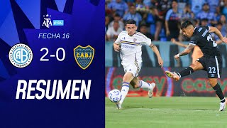 Belgrano 20 Boca Juniors  TorneoBetano  Resumen  Fecha 16 [upl. by Sykleb]