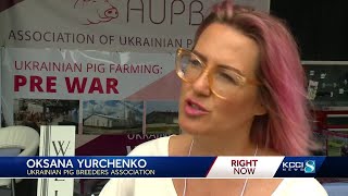 Its depressing Ukrainian pork producers visit Pork Expo to tell their harrowing war story [upl. by Nial]