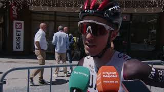 George Bennett  Interview at the start  Stage 7  Critérium du Dauphiné 2022 [upl. by Aidil]