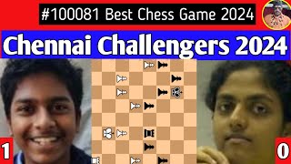 Pranav Venkatesh vs Harika Dronavalli  Chennai Challengers 2024 chess [upl. by Ardnayek]