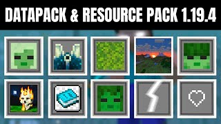 Como instalar DATAPACKS en MINECRAFT 119 1192 1193 y 1194 ✅ [upl. by Ylil]