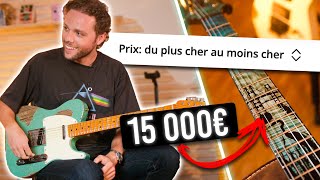 Jessaie les guitares les PLUS CHÈRES de chez Thomann 💰 [upl. by Shepp740]