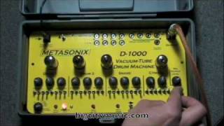 Metasonix D1000 Vacuum Tube Drum Machine [upl. by Adler325]