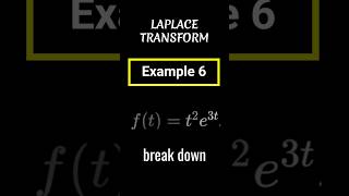 Mastering the Laplace Transform StepbyStep Solution for 𝑓𝑡𝑡2𝑒3𝑡ftt 2 e 3t 📐✨ [upl. by Nivac188]