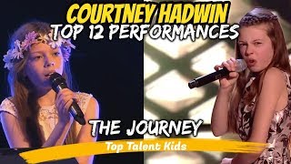 🌟 COURTNEY HADWIN 🌟 The Journey  Top 12 performances [upl. by Eriha359]