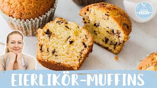 EierlikörMuffins 🧁  10 Minuten Rezept zu Ostern 🐰  Einfach Backen [upl. by Akiner]