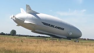 Airlander 10 crash closeup amp slow motion [upl. by Benedikta]