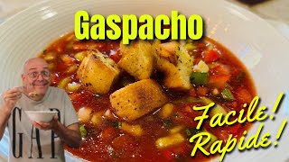 Gaspacho Une recette facile et rapide [upl. by Milburn840]