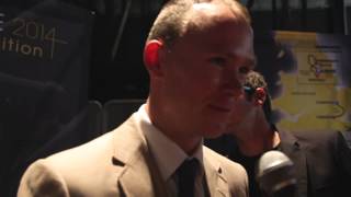 Chris Froome on the 2014 Tour de France route and riding with Bradley Wiggins [upl. by Lontson587]