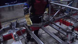 How to MIG Weld a Chassis SubFrame and Lower Clip [upl. by Eceinal262]