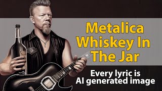 Metallica  Whiskey In The Jar ai generated images Lyrics Video [upl. by Gardiner]